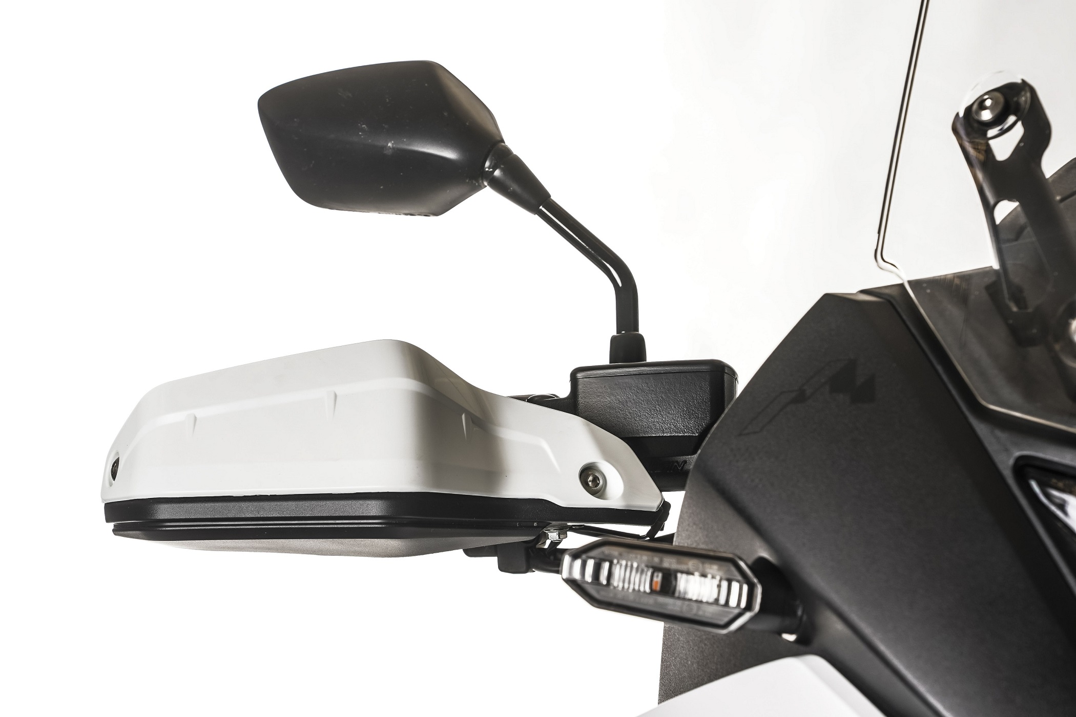 Handbeschermers, wit, voor de XL 750 Transalp (23-)/E-Clutch (26-) en de CRF1100L Africa Twin (20-)