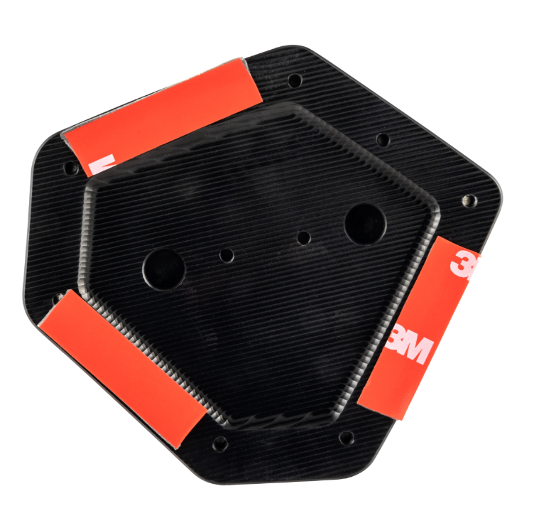Afdekking voor vario deksel ZELIONI voor Vespa GTS/GTS Super/GTV HPE 300cc, zwart glanzend