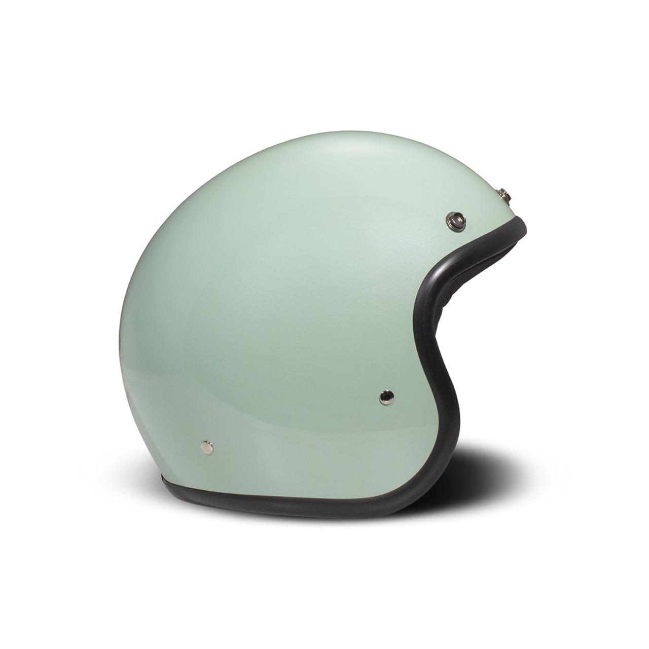 DMD jethelm Retro, mint, glanzend, Lattementa, glasvezel, ECE 22.06