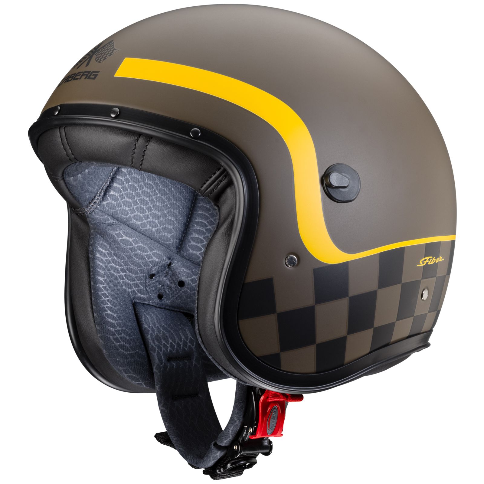 Caberg Helm Freeride Formula, mat-bruin/mosterd-geel