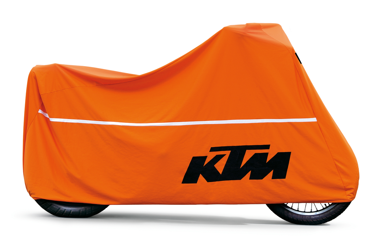 KTM indoor motorfiets worp