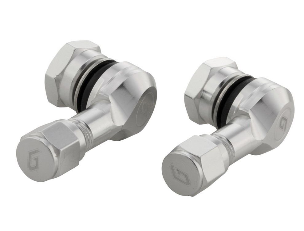 Ventielkern voor binnenbandloze band/velg 80°, zilver geanodiseerd