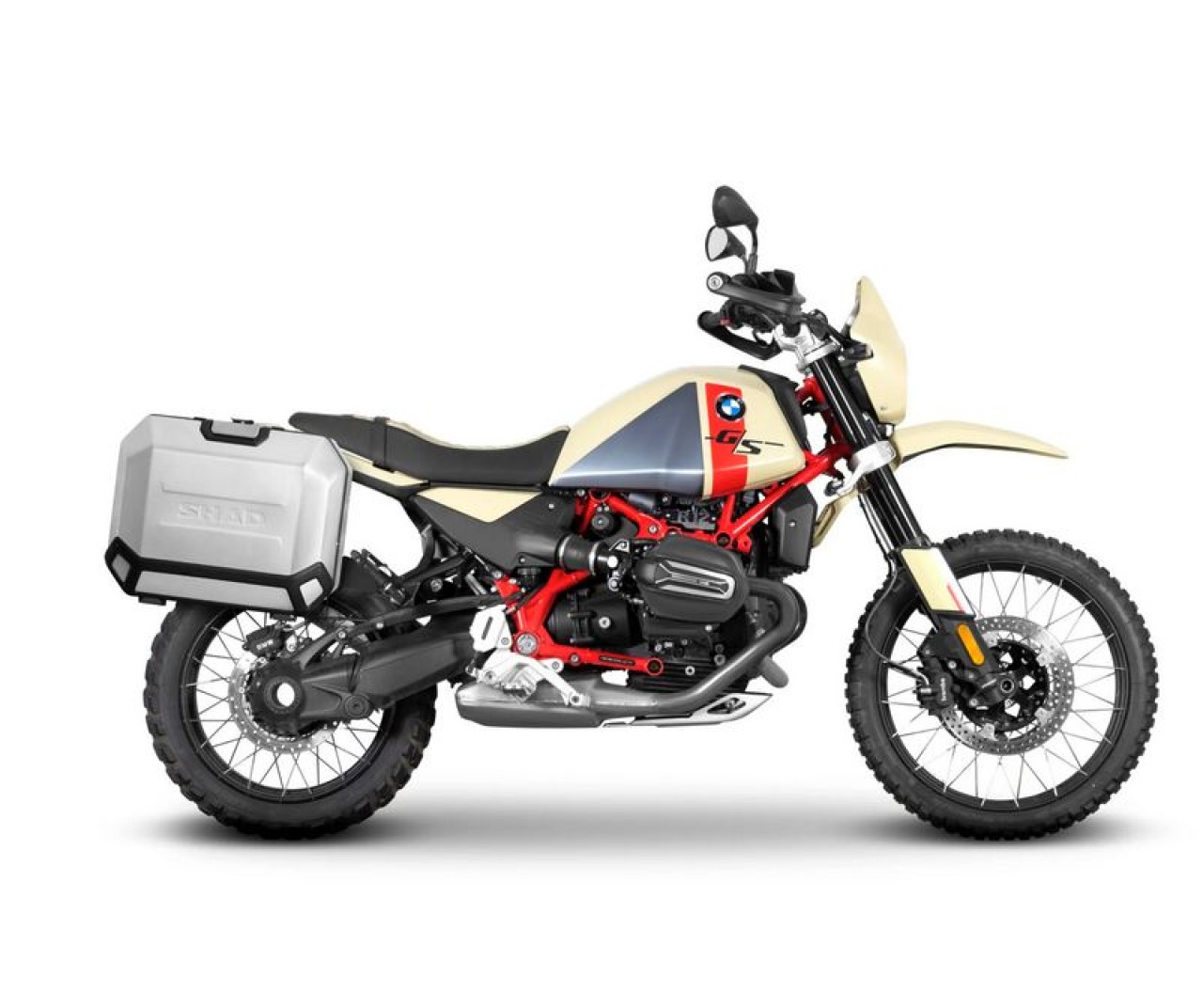 Shad zijkofferhouders 4P-systeem, zwart gelakt, voor BMW R 12 G/S (25-)