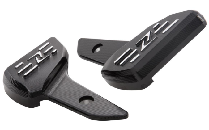 Voetsteunen rechts en links voor Vespa Primavera/Sprint 50-150cc 2T/4T AC, zwart