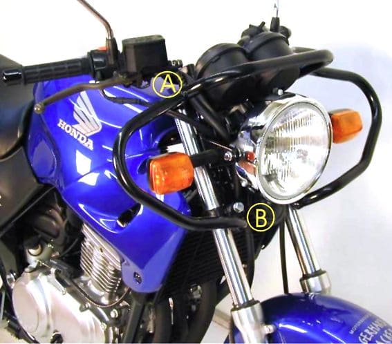 Beschermbeugel voorzijde zwart voor Honda CB 500 /S (93-97) Hepco & Becker