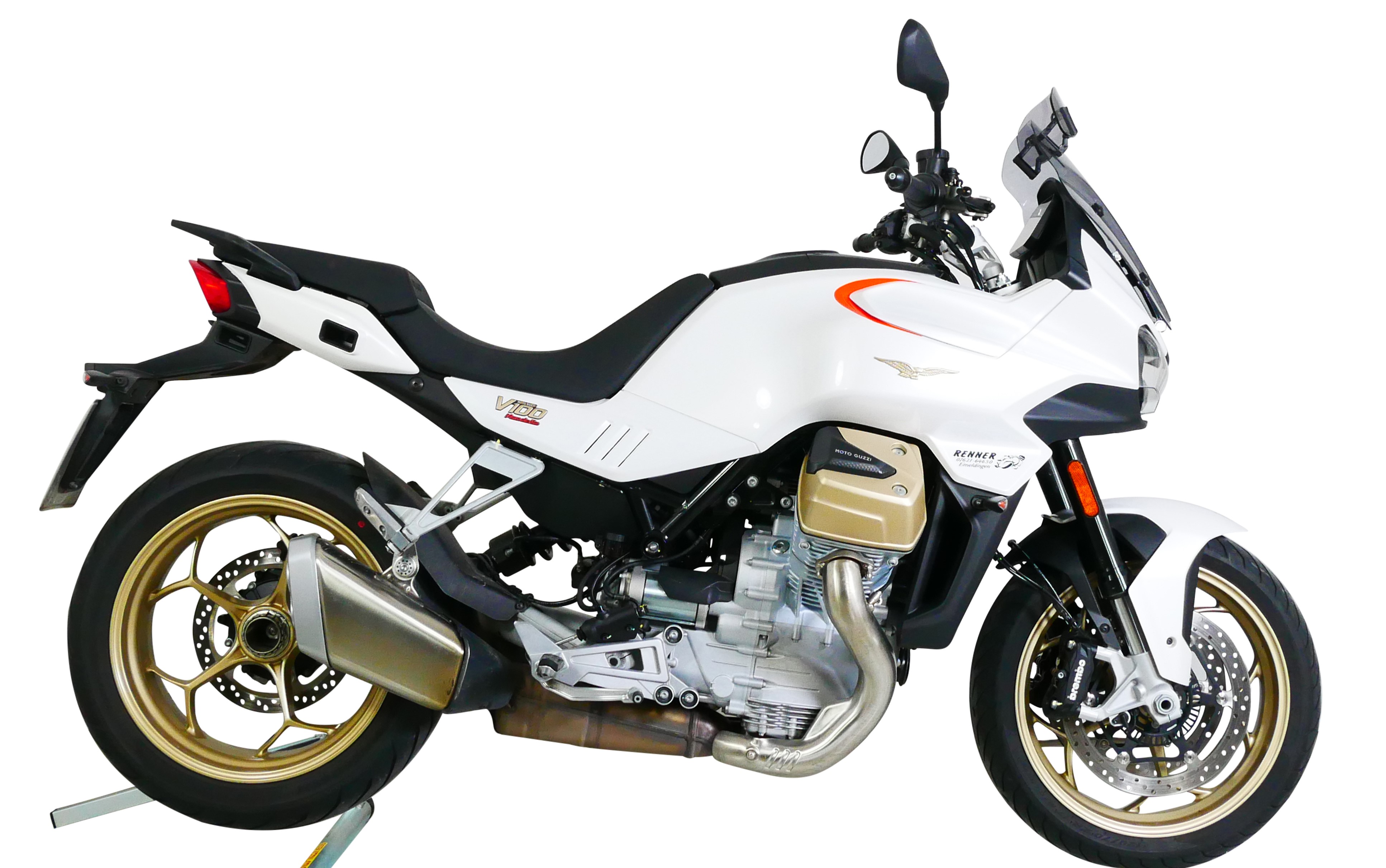 Windscherm Touring Vario MRA  "VTM" voor Moto Guzzi V100 Mandello