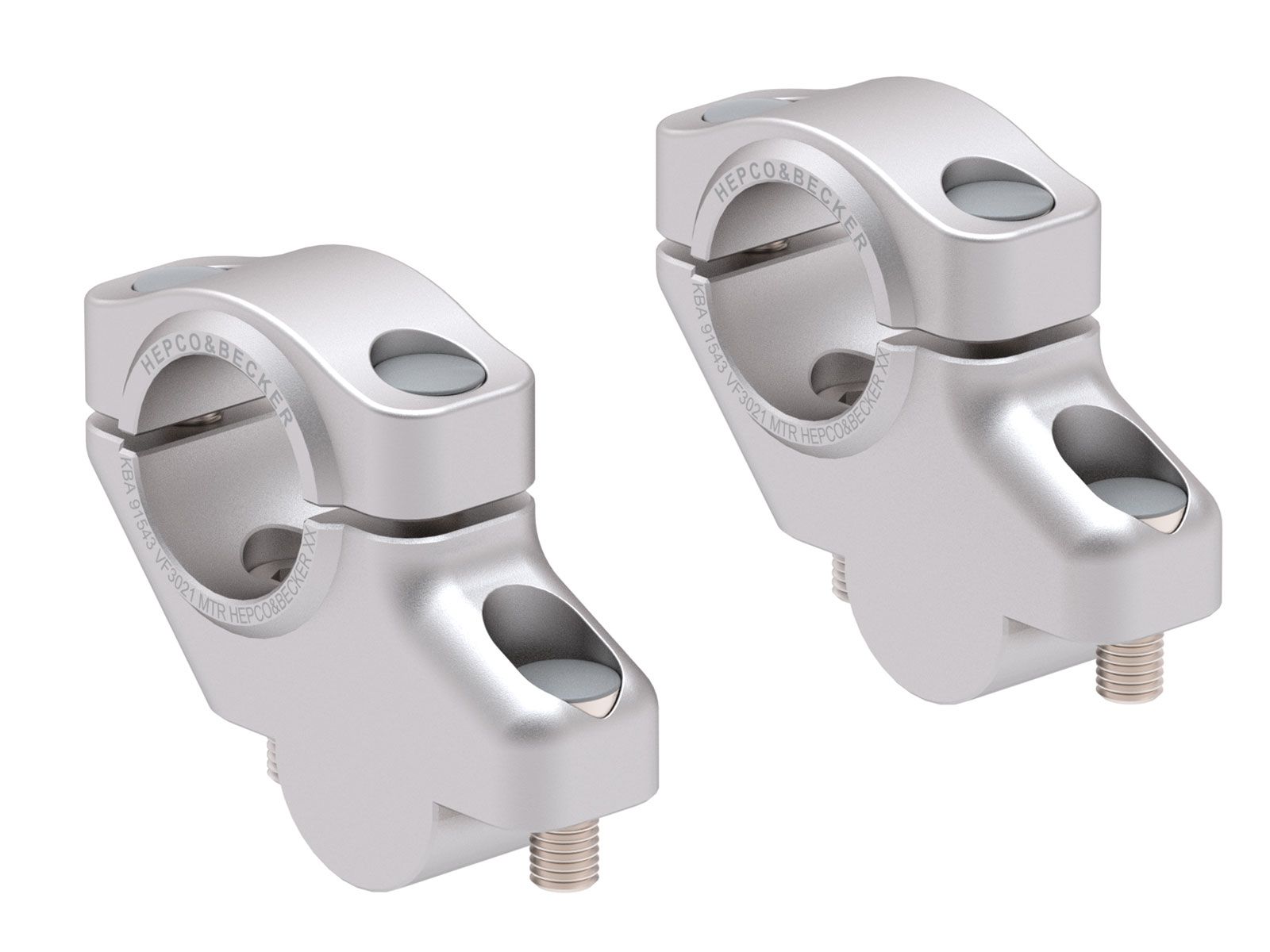 Stuurverhoger H=30 mm met offset 21 mm naar achteren voor Honda CB 1000 Hornet /SP (25-) Hepco & Becker