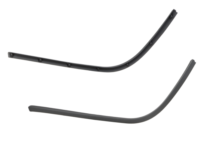 Mono slot buis treeplank grijs mat voor Vespa Primavera/Sprint 50-150ccm