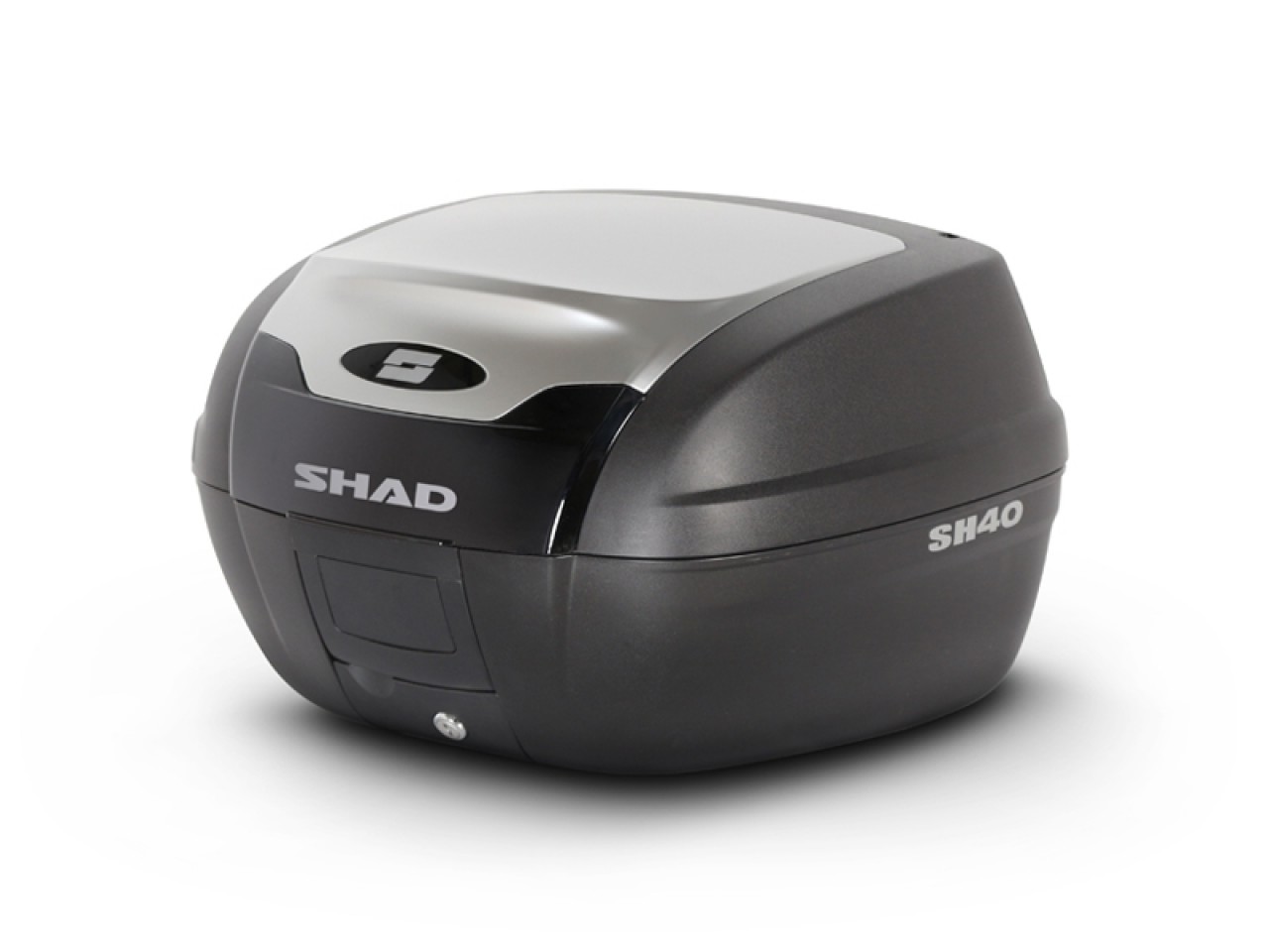 Shad Top Case SH40, aluminiumlook / zwart, 40 l