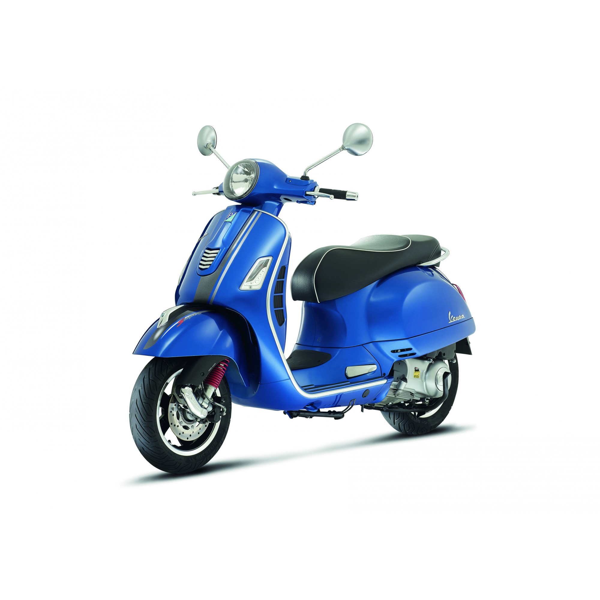 Originele Vespa GTS Super Sticker Set Sport grijs/zilver