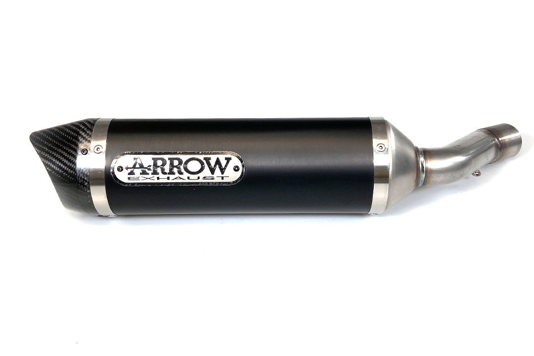 ARROW uitlaat DARK THUNDER aluminium zwart voor Honda CB600F 2007-2013