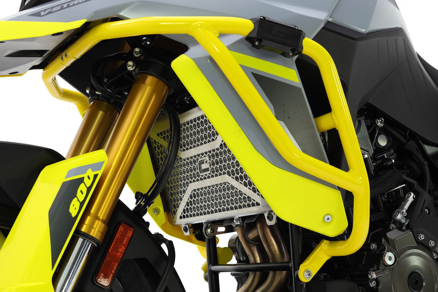 Aluminium valbeugel geel voor Suzuki V-Strom 800 DE (23-)