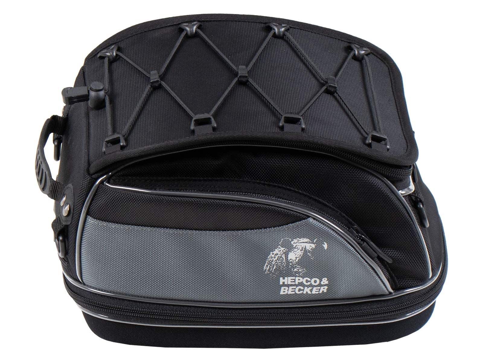 Achtertas Street zwart incl. Seatpad Basic Hepco & Becker