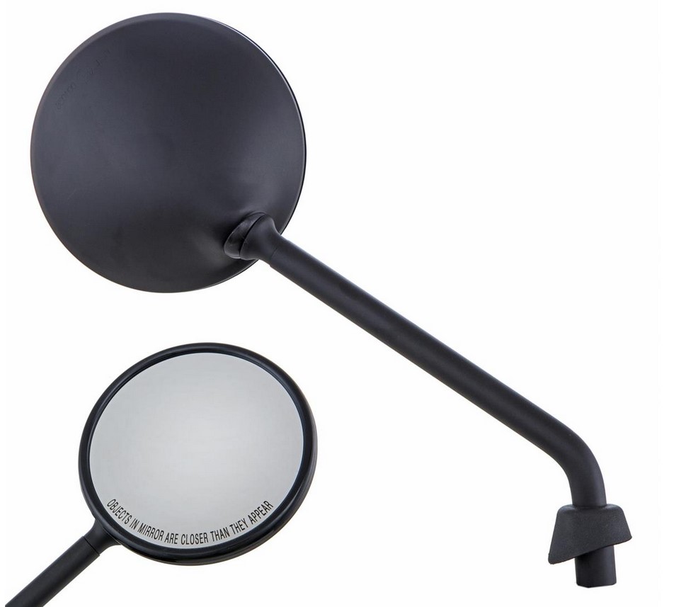 Spiegel voor Vespa LX/LXV/S/GTS/GTS Super/GTV/GT 60/GT/GT L 50-300cc, matzwart, rechts