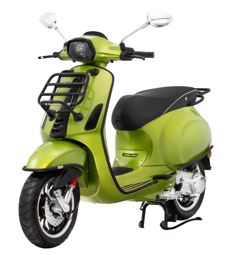 Voorbumper spatbord voor Vespa Primavera/Sprint/Elettrica 50-150ccm, mat zwart