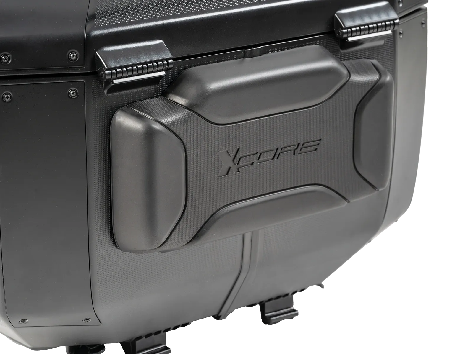 Xcore-topkoffer 40 zwart met zwarte rand voor Smartrack Hepco & Becker