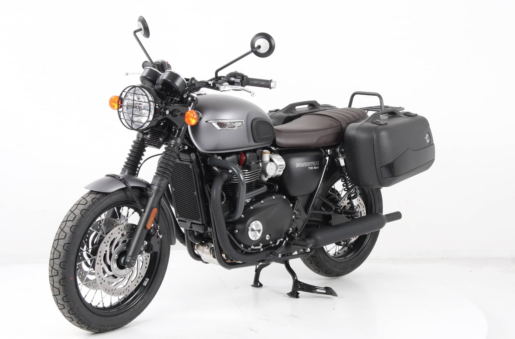Kofferdrager zwart voor Triumph Bonneville T100 (17-) Hepco & Becker