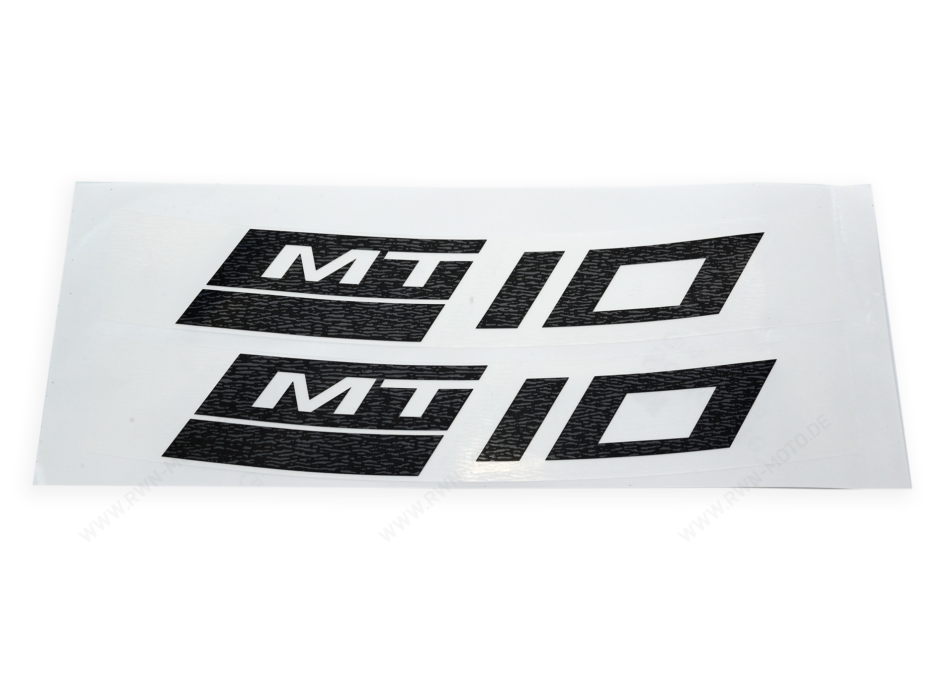 Reflecterende velgstickers zwart achter voor Yamaha MT-10 (22-) Origineel