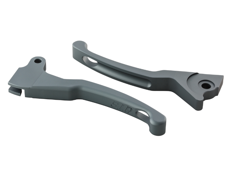 Sport hendelset Brake Shorty voor Vespa LX /LXV /S /Primavera /Sprint 50-150cc, mat grijs