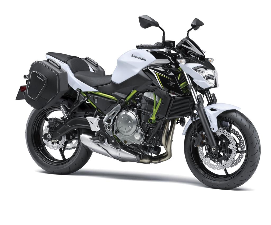 Zijtassen 2 x 14 liter voor Kawasaki Ninja 650 / Z 650/S Origineel