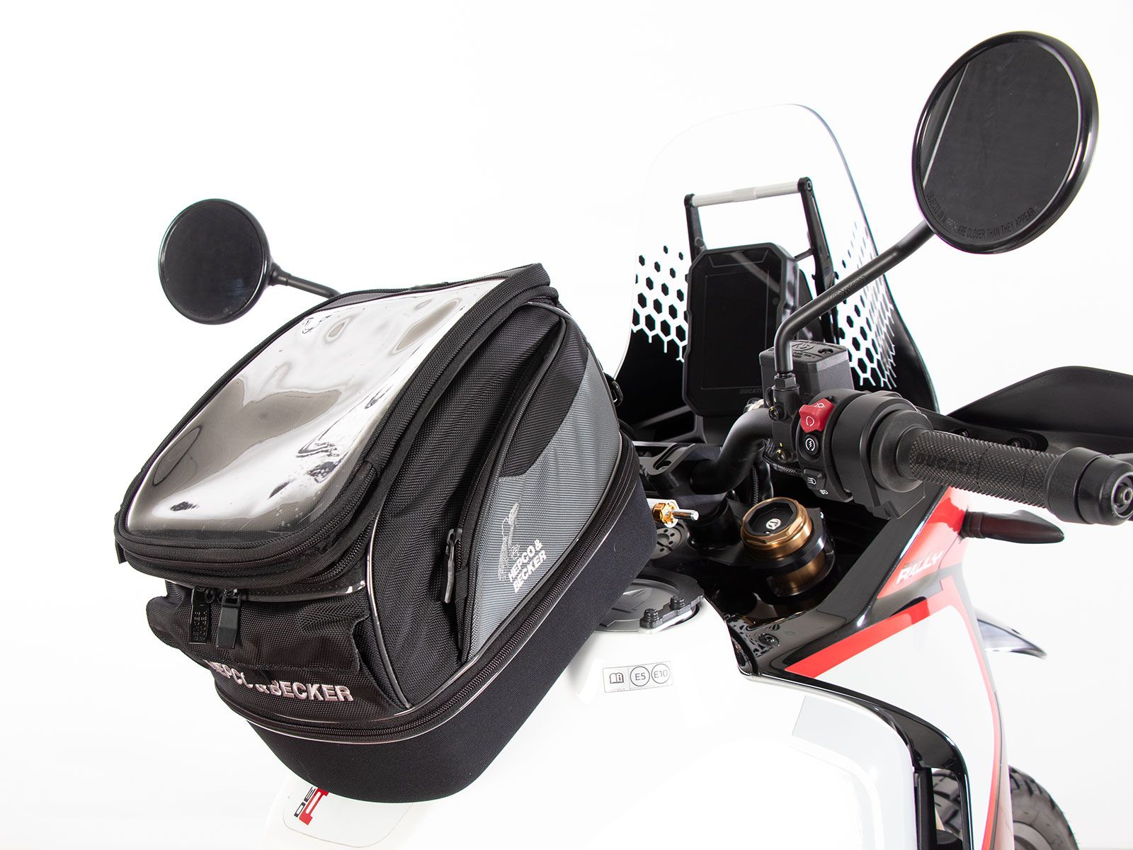 Basistankring incl. tanktasvergrendeling voor Ducati DesertX (22-) Hepco & Becker
