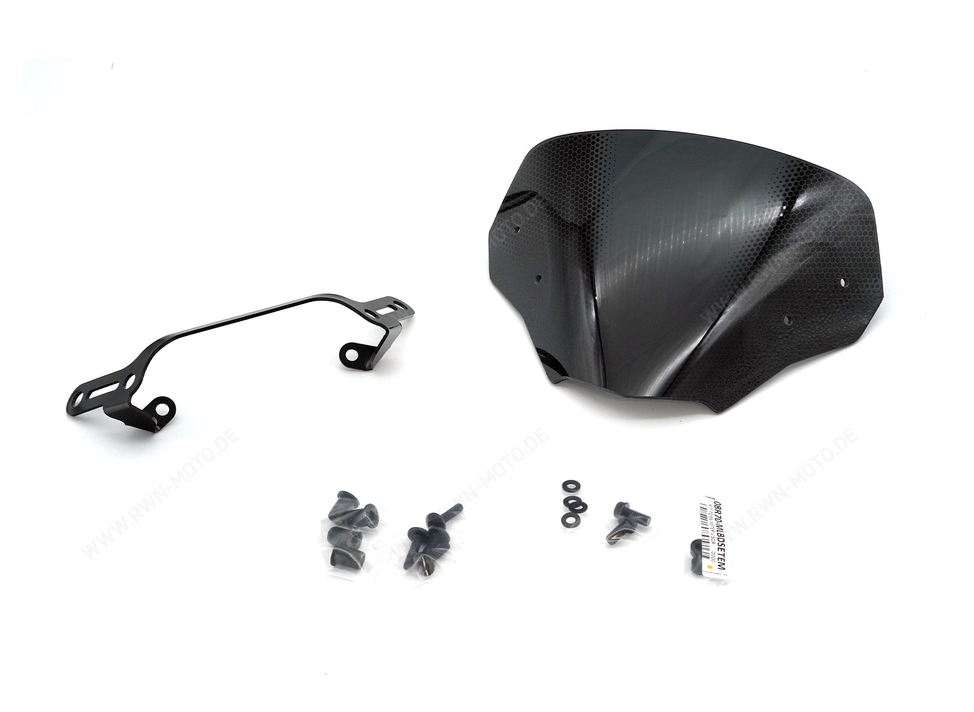 Klein windscherm / winddeflector getint voor Honda CB 750 Hornet (23-) Origineel
