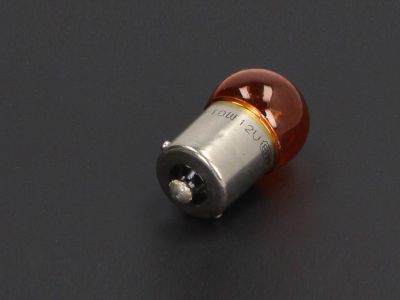 Ring gloeilamp, gloeilamp, doos van 10, 12 V, 10 W, BAU15s, oranje