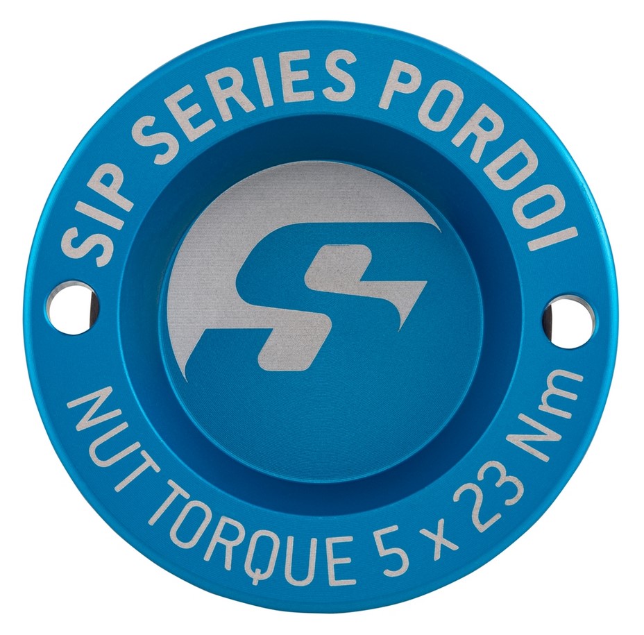 Stofhoes 12" velg vooraan voor Vespa GTS/GTS Super/GTV/GT 125-300ccm, blauw mat
