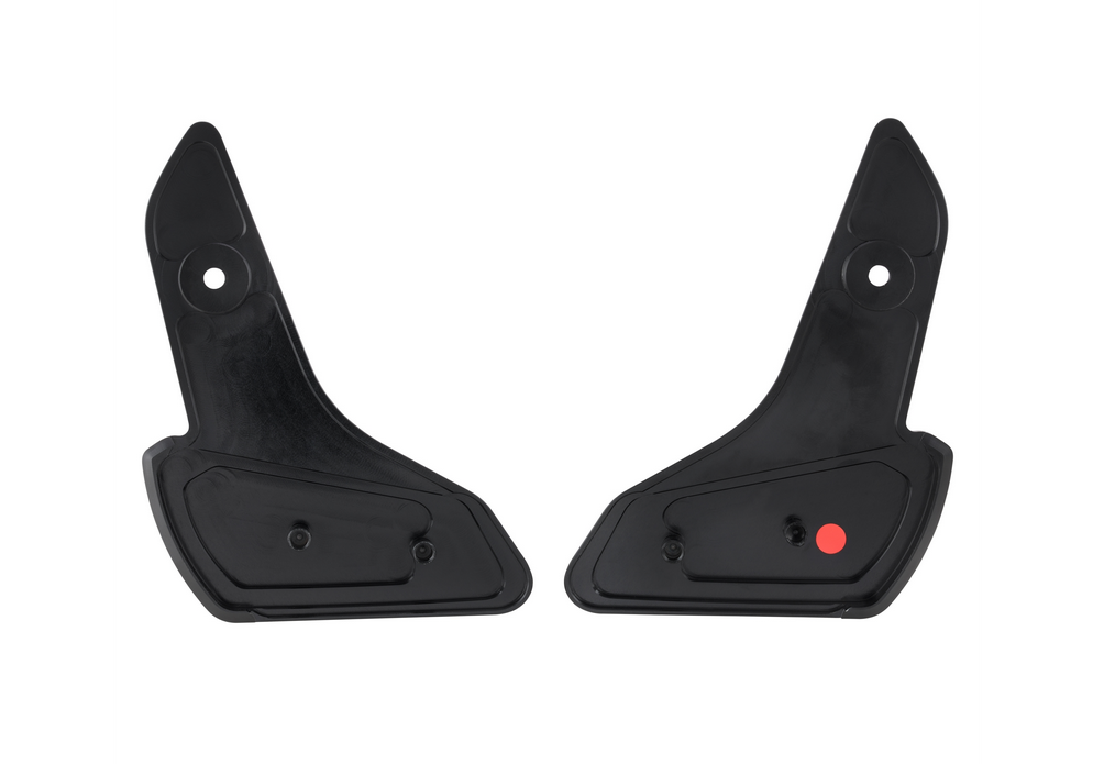 Voetsteunen rechts en links voor Vespa Primavera /Sprint 50-150cc 2T/4T AC, zwart