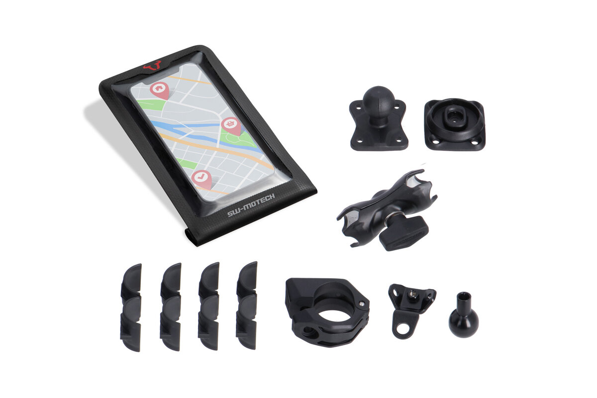Navigatiebevestigingsset T-Lock met smartphone drybag voor Aprilia RSV 4 Tuono 1100 (21-) - SW Motech-Copy