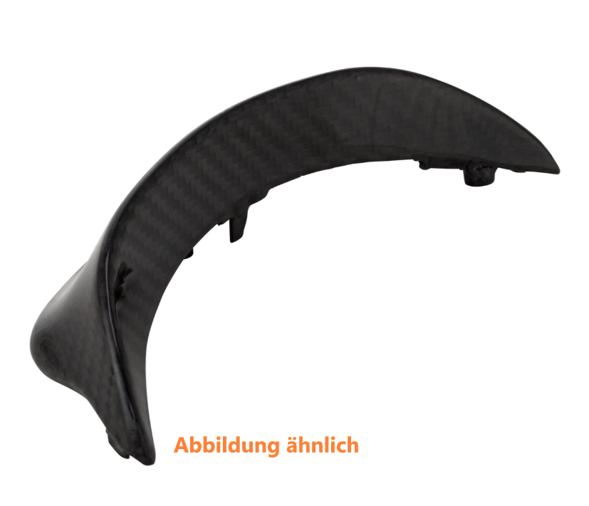 Spoiler balhoofd voor Vespa Sprint 50-150cc ('14-), carbon-look