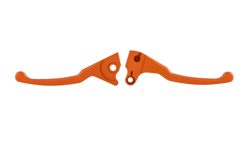 Sport hendelset rem Shorty voor Vespa LX /LXV /S /Primavera /Sprint 50-150ccm, mat oranje