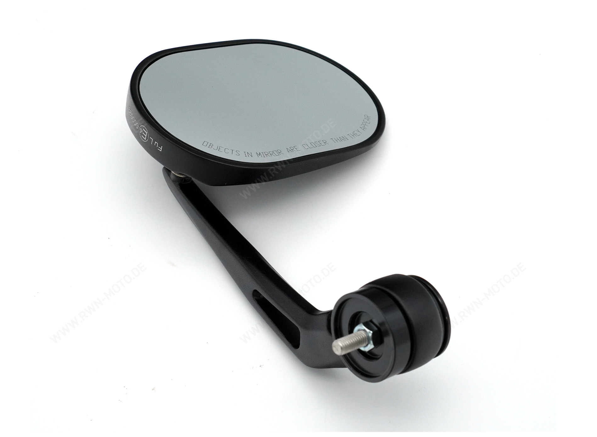 Bar end spiegel, zwart voor Moto Guzzi V7 850 2021-