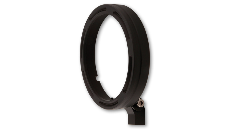 HIGHSIDER pro 7 inch lamphouderring Frame-R1 zwart CNC, onderste montage