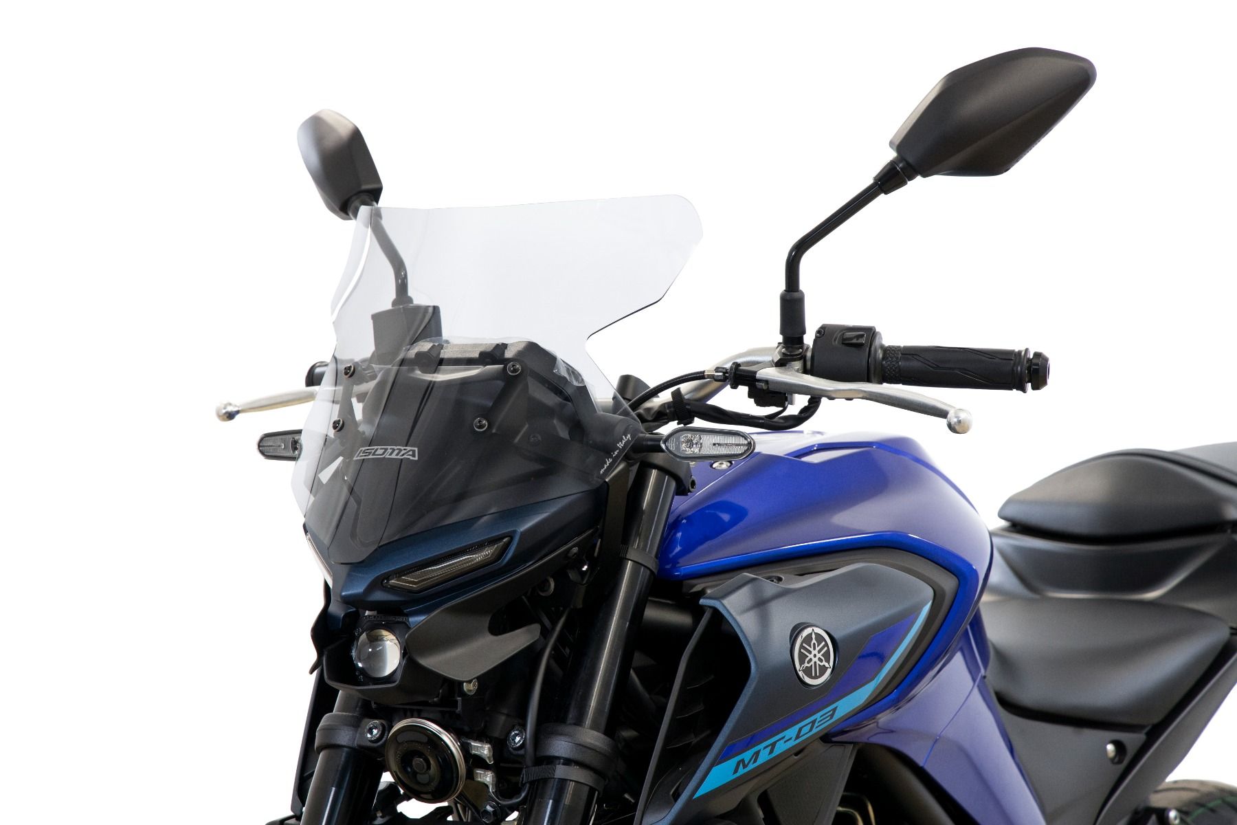 Hoog windscherm, rookkleurig, voor Yamaha MT-03 (22-)