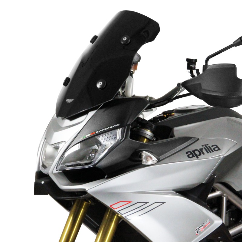 Touring scherm MRA "TM" zwart voor APRILIA CAPONORD 1200 (Bj.13-)