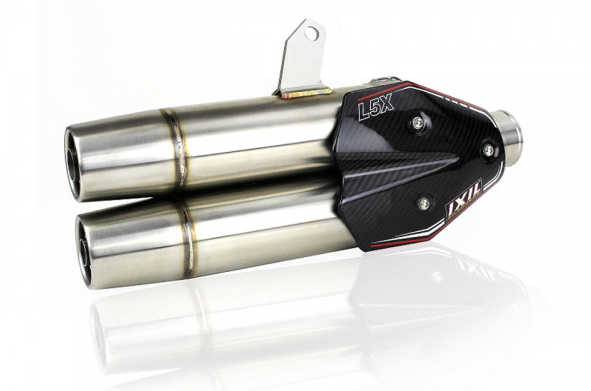 IXIL L5X HYPERLOW roestvrij stalen compleet systeem Yamaha T-Max DX / SX (Bj.17-)