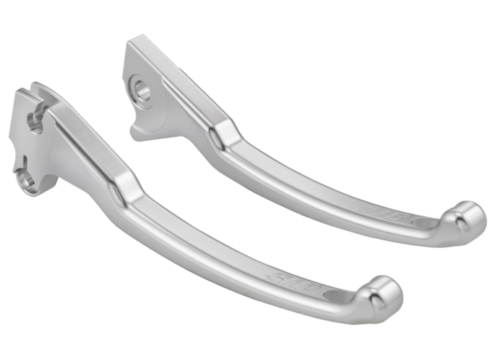 Sport hendelset rem links/rechts voor Vespa LX/LXV/S/Primavera/Sprint 50-150ccm, zilver
