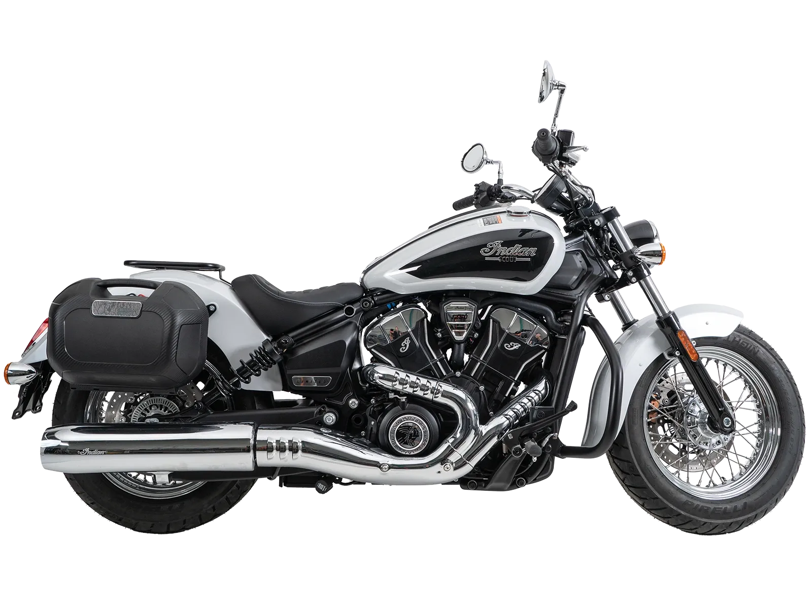 C-Bow zijdrager zwart voor Indian Scout Sixty Classic (25-) Hepco & Becker