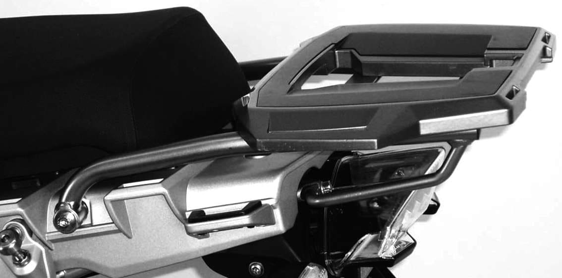 Alurack topkoffer zwart voor BMW R 1200 GS (04-07) Hepco & Becker