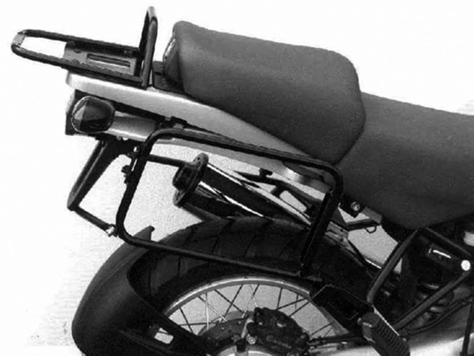 Buisvormige bagagedrager topkoffer zwart voor BMW R 1150 GS (00-04) Hepco & Becker