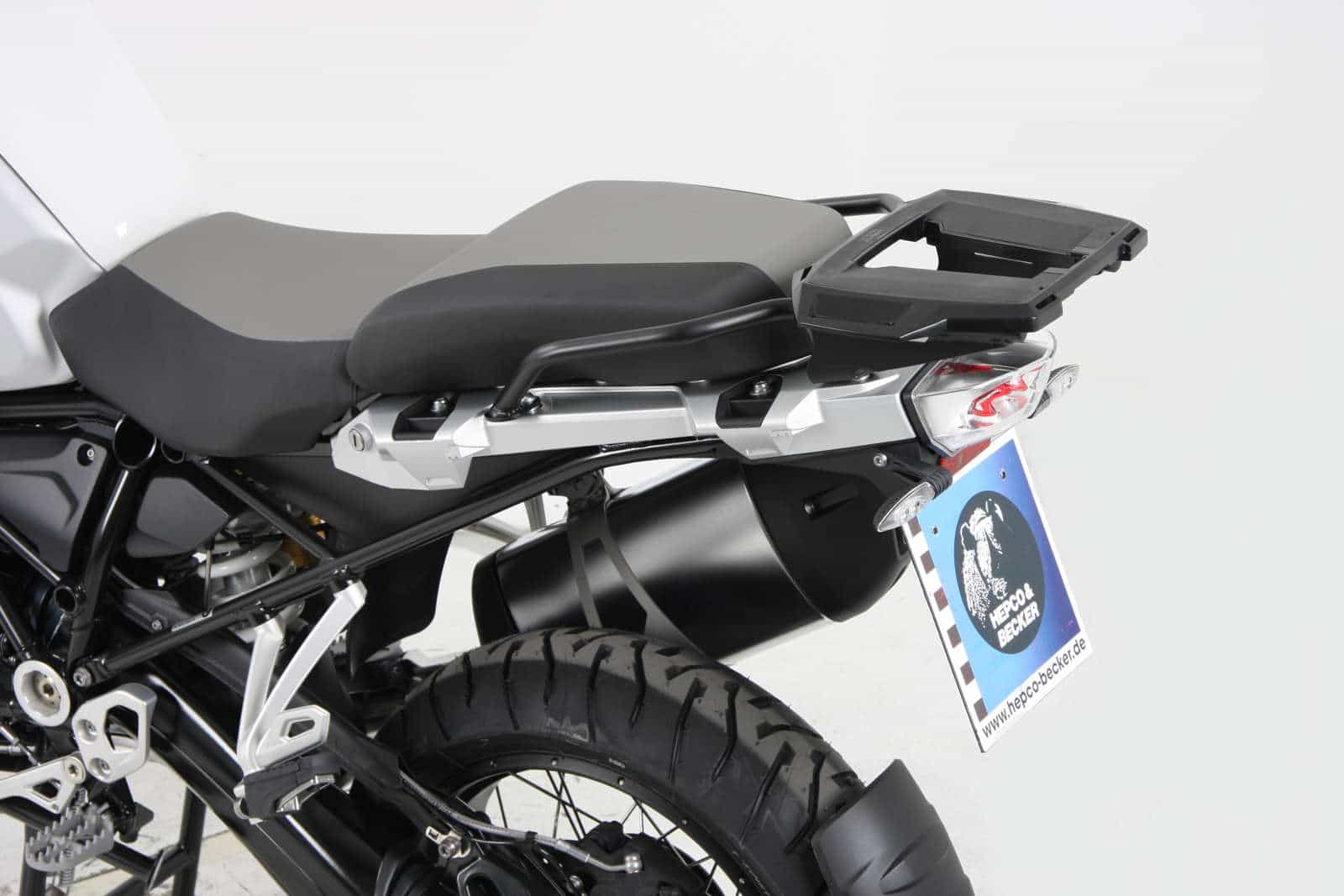 Alurack topkoffer zwart voor BMW R 1200 GS Adventure (14-18) Hepco & Becker