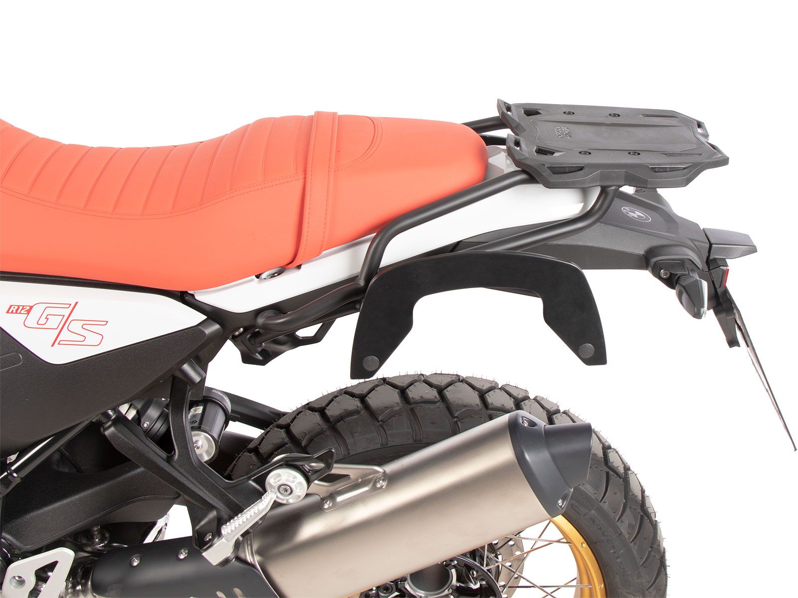 Smartrack-set incl. Xcore-topkoffer 40 zilver/zwart voor BMW R 12 G/S (25-) Hepco & Becker