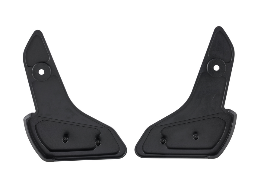 Voetsteunen rechts en links voor Vespa Primavera /Sprint 50-150ccm 2T/4T AC, mat zwart
