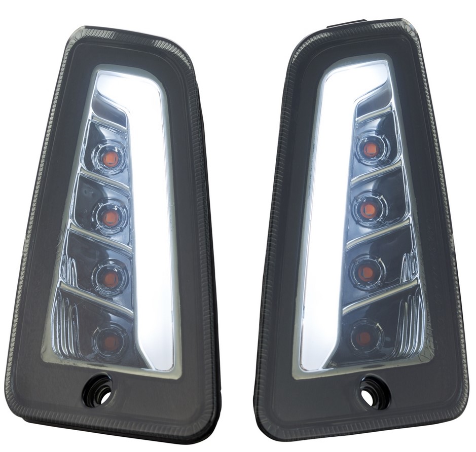 Richtingaanwijzerset voor & achter voor Vespa GTS/GTS Super/GTV/GT 60/GT/GT L ('03-'13), getint