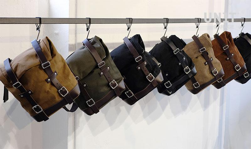 Canvas zijtas 10L-14L - Groen/Bruin - Eenheid Garage