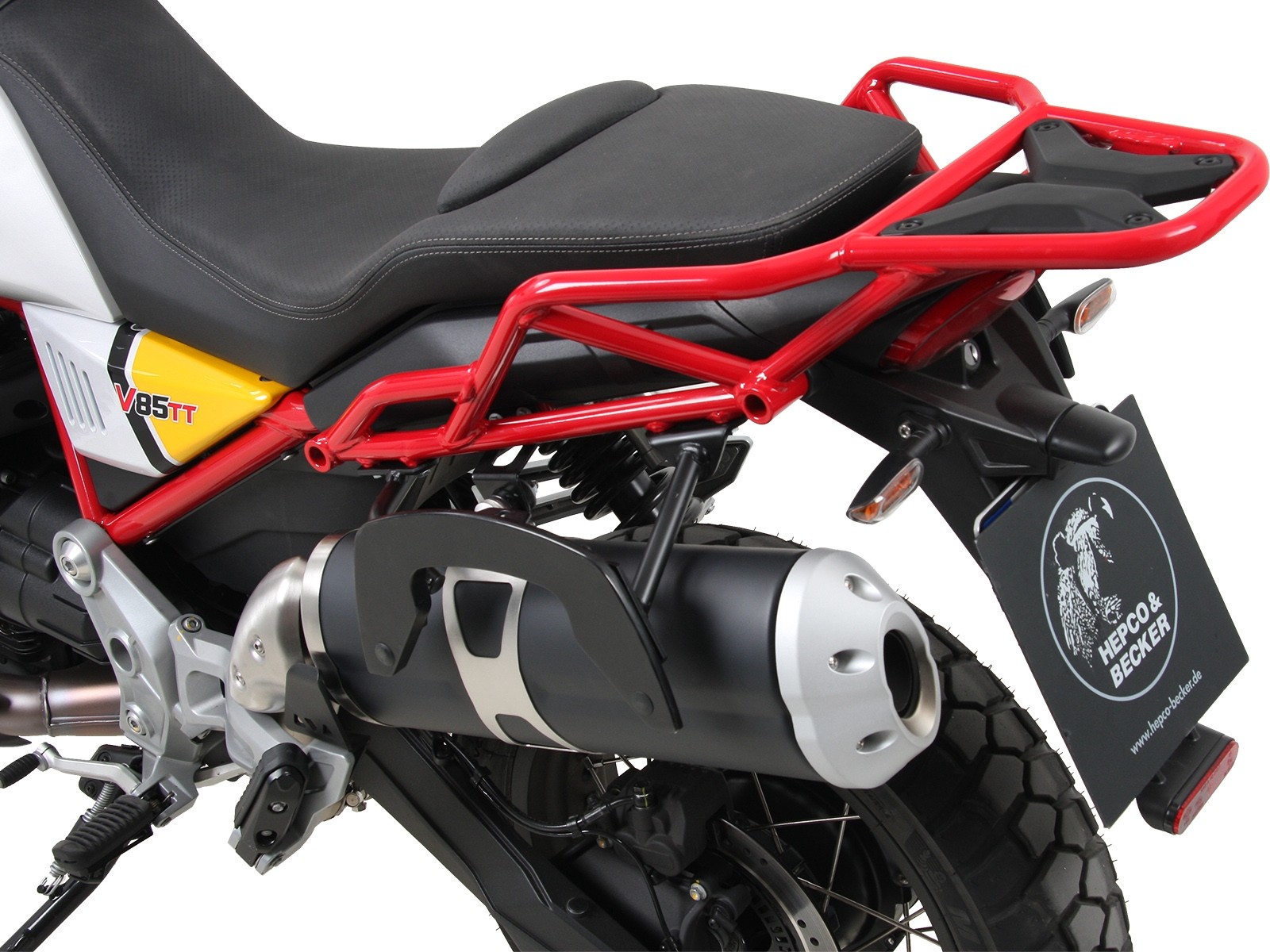 C-Bow zijdrager zwart voor V85 TT (Bj.19-) Hepco & Becker