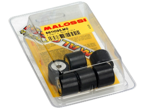 Malossi variator roller set, 20x17 mm, 11,5 g, stuk: 6