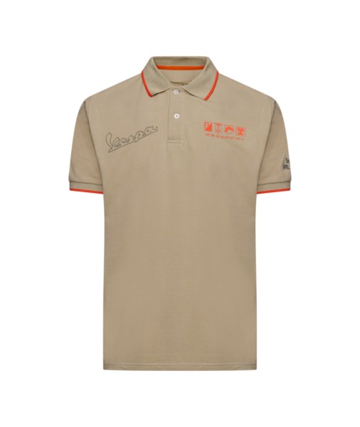 Vespa Polo-shirt Nomad beige DEC-collectie