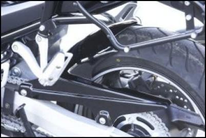 Achterwielhoes, zwart voor Suzuki GSF650 BJ. 2007-2008/ GSF650 BJ. 2009-2013